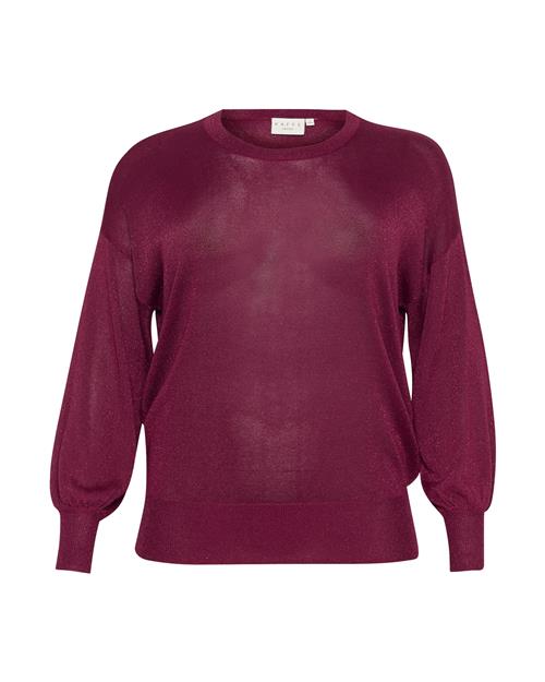 KAFFE CURVE Pullover 'Ankia'  burgunder