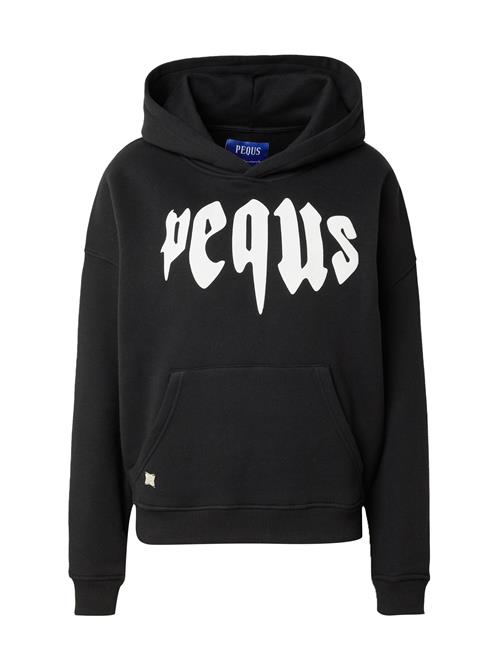 Pequs Sweatshirt 'Mythic'  sort / hvid