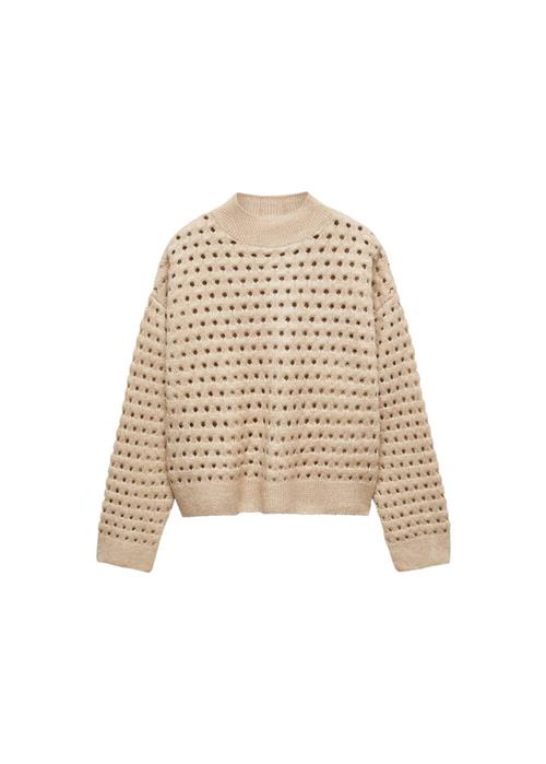 Se MANGO Pullover 'Pescador'  camel ved About You