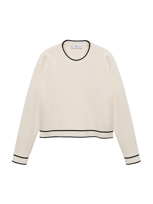 Se MANGO Pullover 'Como'  ecru / sort ved About You