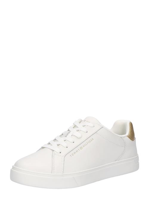 Se TOMMY HILFIGER Sneaker low 'ESSENTIAL COURT'  guld / hvid ved About You