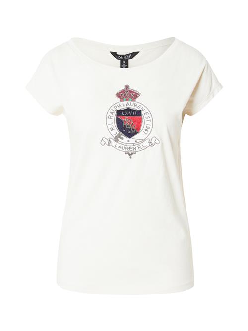 Se Lauren Ralph Lauren Shirts 'GRIETA'  creme / navy / sølvgrå / rød ved About You