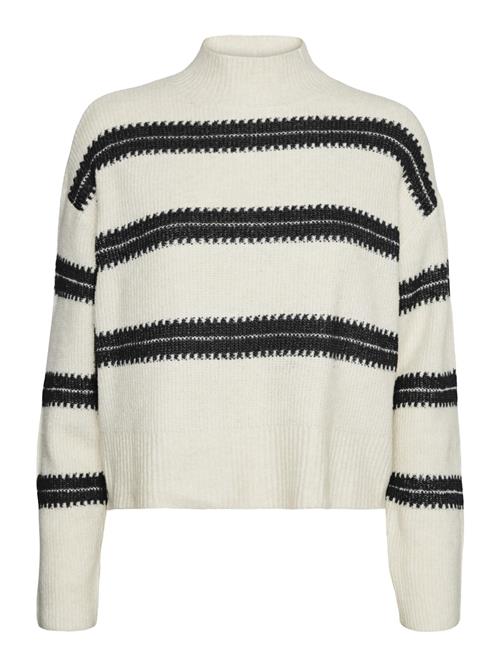 VERO MODA Pullover 'DAZZLE'  sort / æggeskal