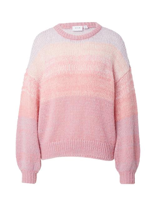 Se VILA Pullover 'Choca'  lilla / fersken / laks / pastelorange ved About You