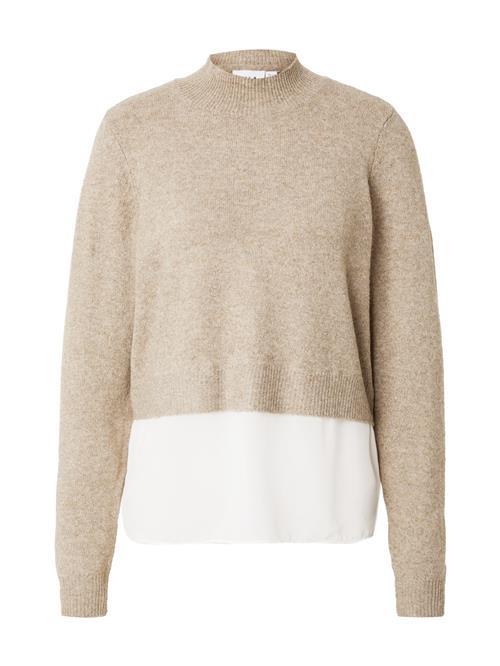 VILA Pullover 'VIBENTE'  beige-meleret / hvid