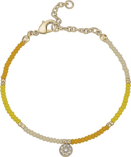 With love darling Global Goal #7 Energy Medallion Beaded Bracelet ONE SIZE - Perlearmbånd hos Magasin