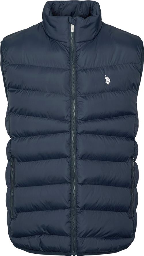 U.S. Polo Assn. Uspa Vest Eugene Men Mand 19-4020 Dark Sapphire Veste Str XL - hos Magasin