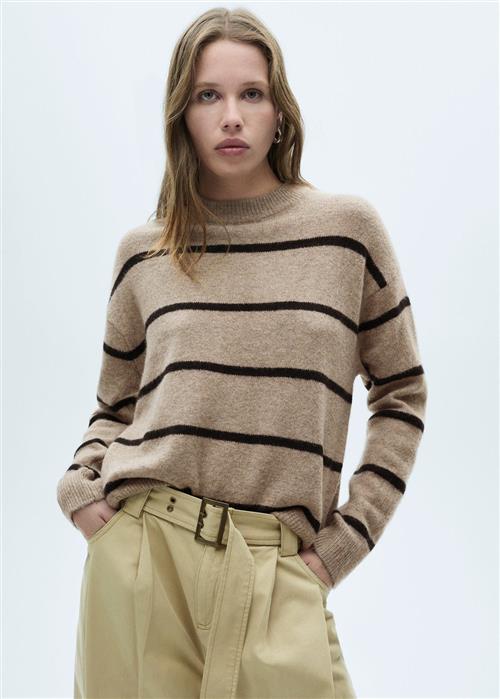 Se MANGO Sweater .- Marina Kvinde Medium Brown Sweaters Plus Size Str M - hos Magasin ved Magasin