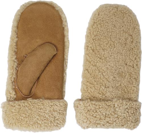 Se Lovelies Colon Mittens - Palm OF Suede AND Upper OF Curly Shearling M - Vanter hos Magasin ved Magasin