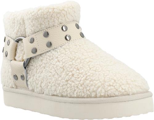 Bianco Varm Flatform Ankle Boot #SU Kvinde Warm White Støvler Str 39 - hos Magasin