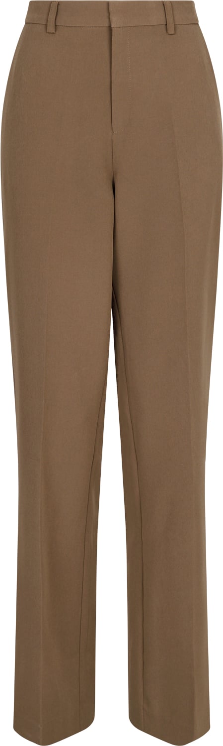 Neo Noir Alice Suit Pants Kvinde Dusty Brown Bukser Med Smalle Ben Str 42 - Polyester hos Magasin