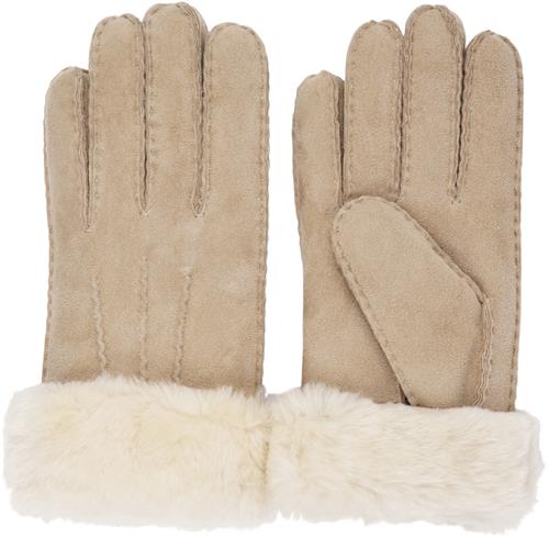 Lovelies Kelly Glowes - Sheep Skin W/ Shearling Cuff S - Handsker hos Magasin