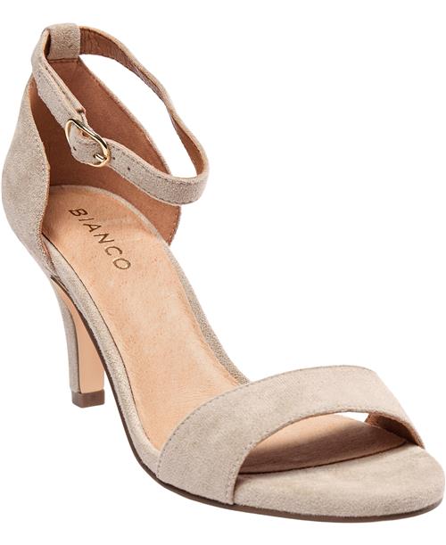 Se Bianco Biaadore Basic Sandal Kvinde Sand 1 Højhælede Sandaler Str 40 - hos Magasin ved Magasin