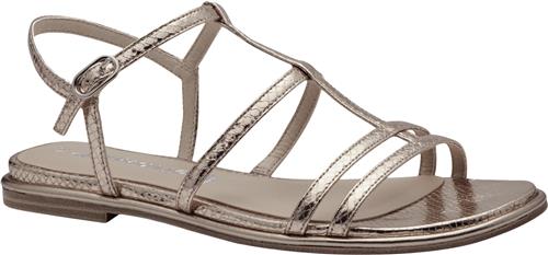 Tamaris 128158-42 Kvinde Light Gold Flade Sandaler Str 40 - hos Magasin