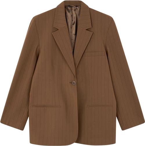 Mads Nørgaard - Copenhagen Recy Sportina Pin Nena Blazer Kvinde Brun Blazere Str 46 - hos Magasin