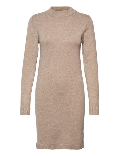 Object Objthess L/S Knit Dress Object Beige