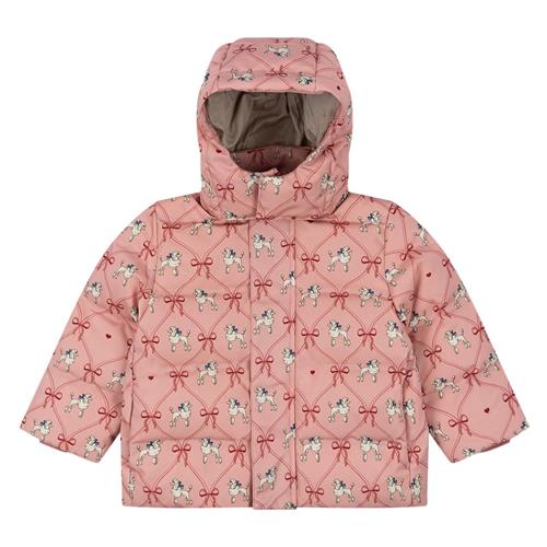 Konges Sløjd MAGNUM DOWN JACKET PRINT GRS POODLE | Lyserød | 4 years