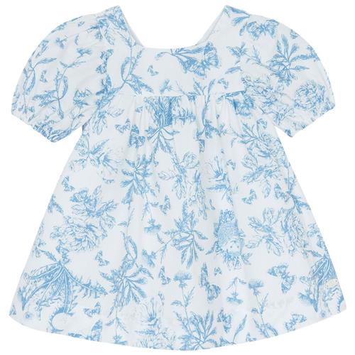 Se Tartine et Chocolat Casual kjole i Blueberry med blomsterprint | Blå | 18 months ved Babyshop