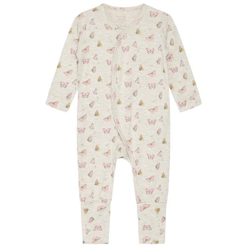 Hust&Claire Mulle Mønstret Pyjamas Shrimp | Beige | 74 cm