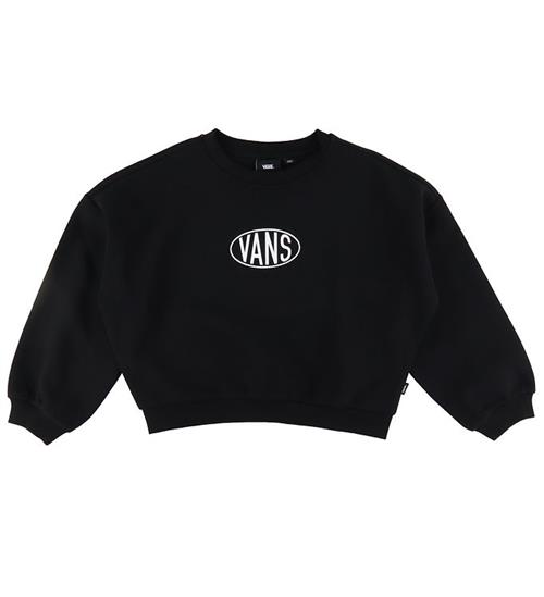 Se Vans Sweatshirt - Name Drop Loose - Sort ved KidsWorld