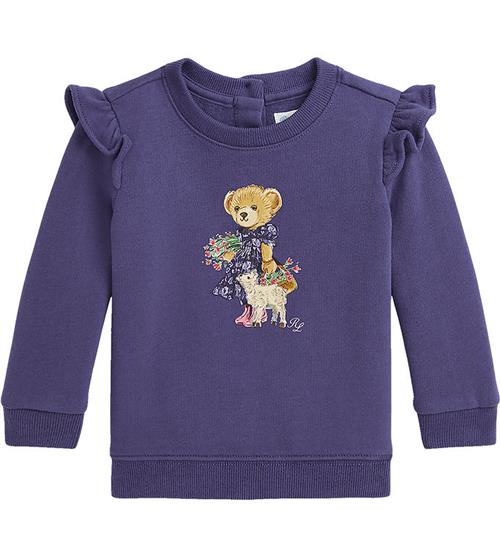 Polo Ralph Lauren Sweatshirt - Lilla m. Bamse