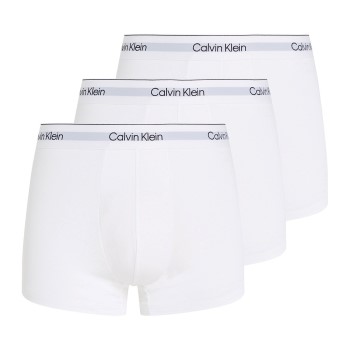 Calvin Klein 3P Modern Cotton Stretch Trunk Hvid bomuld Large Herre