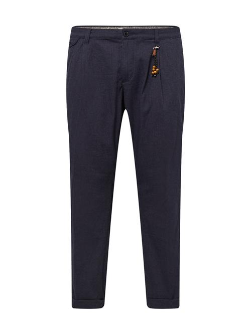 Jack & Jones Plus Lærredsbukser 'Iace Dylan'  navy