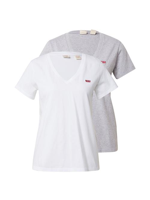 LEVI'S ® Shirts  grå-meleret / hvid