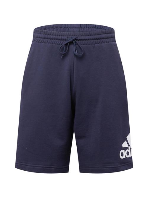 ADIDAS SPORTSWEAR Sportsbukser 'Essentials'  blå / hvid