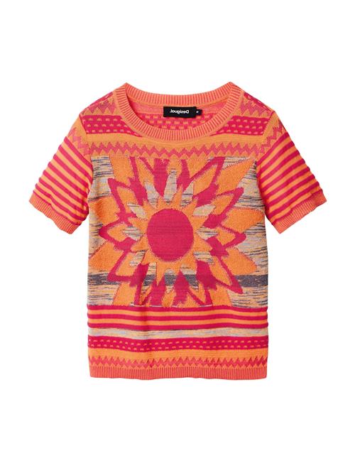 Desigual Pullover 'Lucca'  dueblå / orange / pink