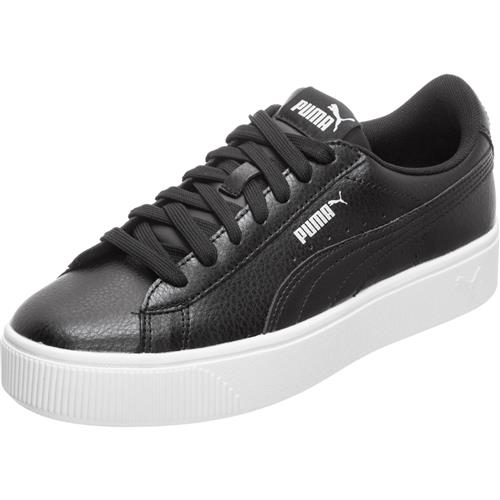 Se PUMA Sneaker low 'Vikky Stacked'  sort / hvid ved About You