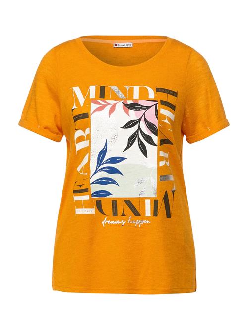 STREET ONE Shirts  blandingsfarvet / orange