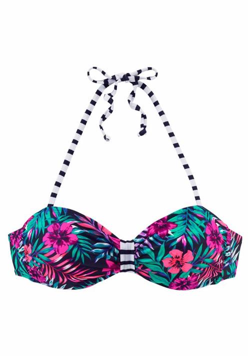 Se VENICE BEACH Bikinioverdel  navy / pink ved About You