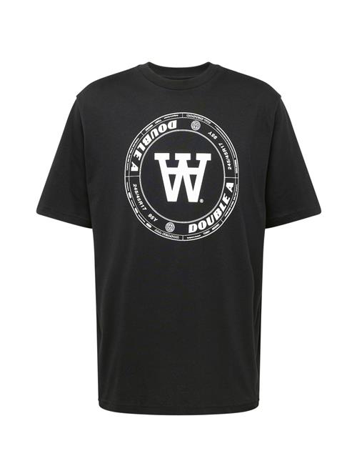 WOOD WOOD Bluser & t-shirts 'Tirewall'  sort / hvid