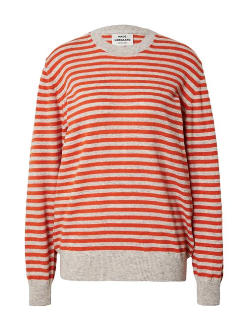 MADS NORGAARD COPENHAGEN Pullover 'Kasey'  greige / hummer