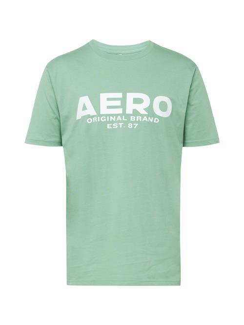 Se AÉROPOSTALE Bluser & t-shirts  lysegrøn / hvid ved About You