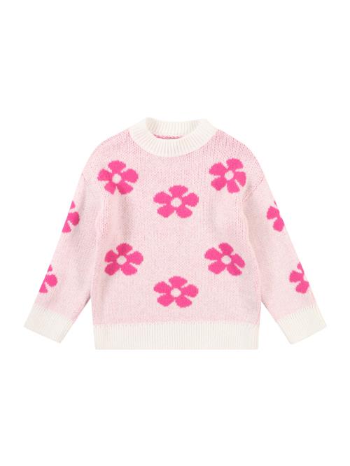 KIDS ONLY Pullover 'KMGNAJA'  pink / lyserød / hvid