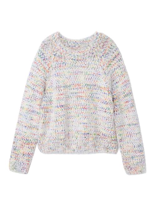 Se Desigual Pullover 'Marled '  hvid ved About You