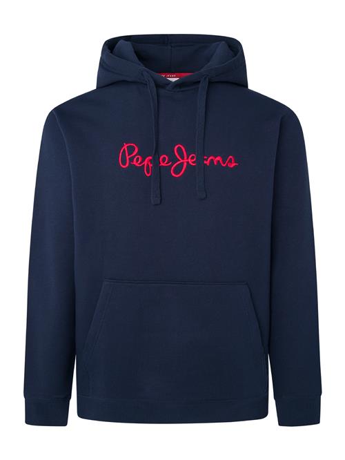 Pepe Jeans Sweatshirt 'New Joe'  mørkeblå / rød