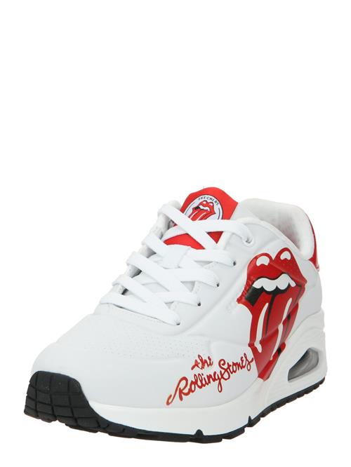 SKECHERS Sneaker low 'Rolling Stones Lick'  rød / sort / offwhite