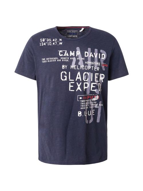 CAMP DAVID Bluser & t-shirts  navy / mørkeblå / mørkerød / offwhite