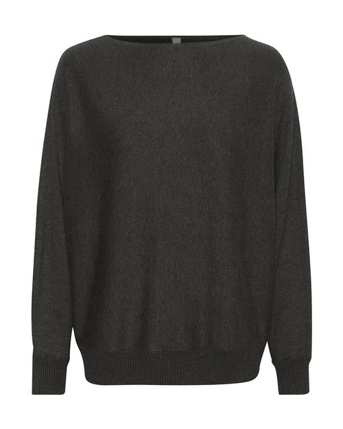 CULTURE Pullover 'Annemarie'  sort-meleret