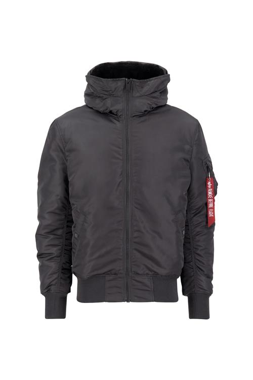 ALPHA INDUSTRIES Overgangsjakke  mørkegrå / rød / hvid