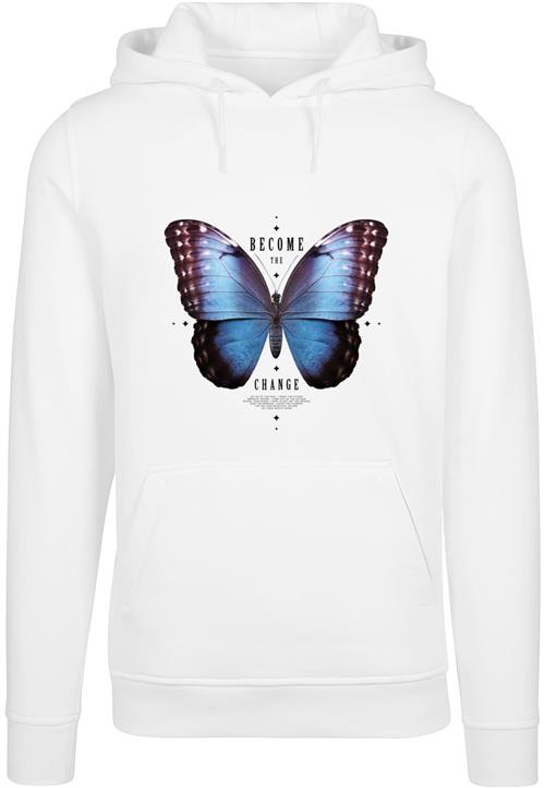 Se Mister Tee Sweatshirt 'Become The Change'  blå / brun / sort / hvid ved About You