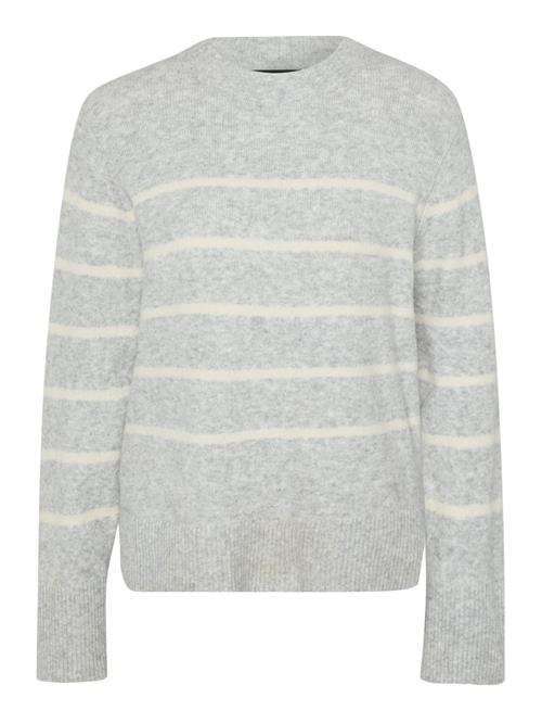 VERO MODA Pullover 'VMFLAWLESS'  beige / grå-meleret