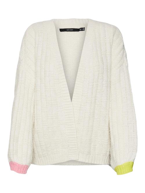 VERO MODA Cardigan 'INGRID'  creme / lemon / gammelrosa