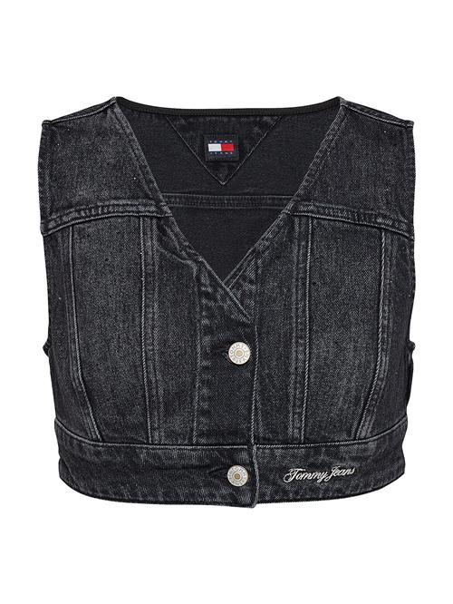 Tommy Jeans Vest  black denim / hvid