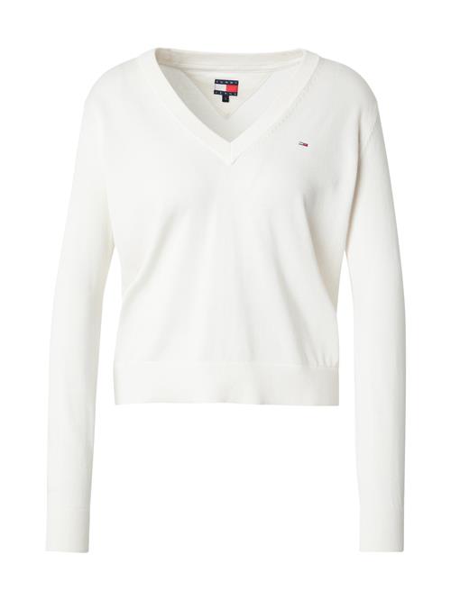 Tommy Jeans Pullover 'ESSENTIAL'  hvid