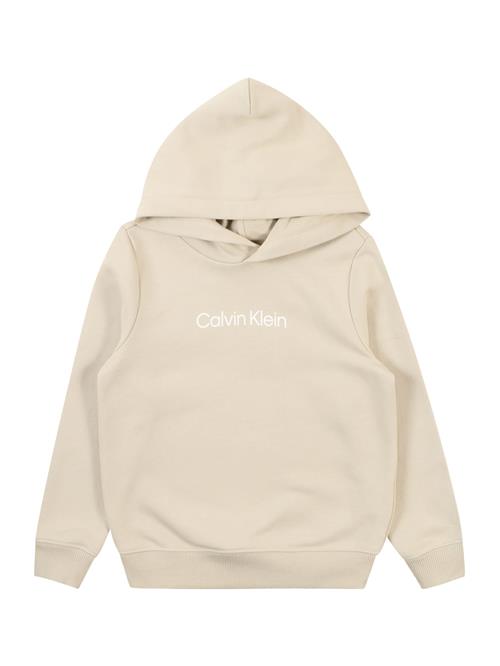 Se Calvin Klein Jeans Sweatshirt  beige / hvid ved About You