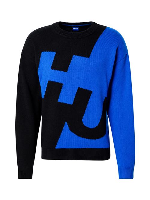 HUGO Pullover 'Souso'  azur / sort